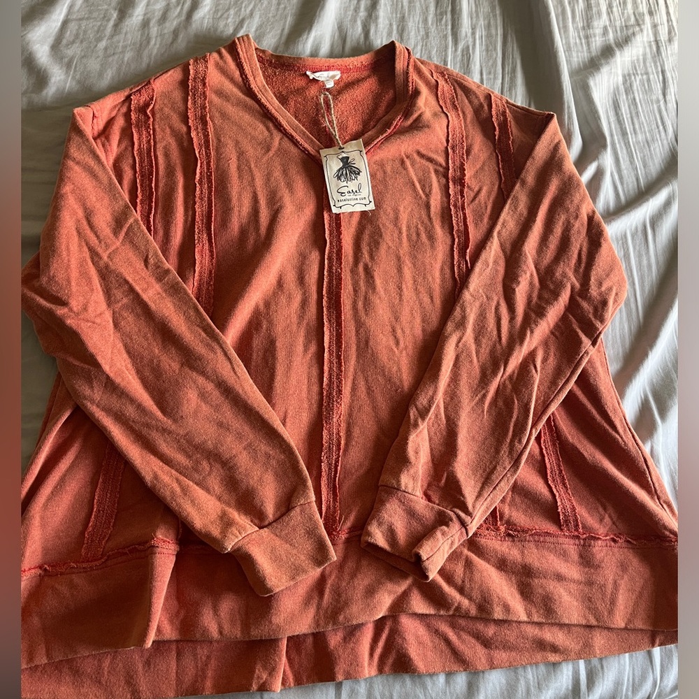 Easel Long Sleeve Top- Medium
